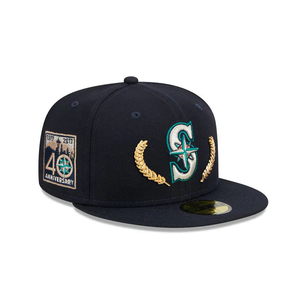 Seattle Mariners Gold Leaf 59FIFTY Fitted