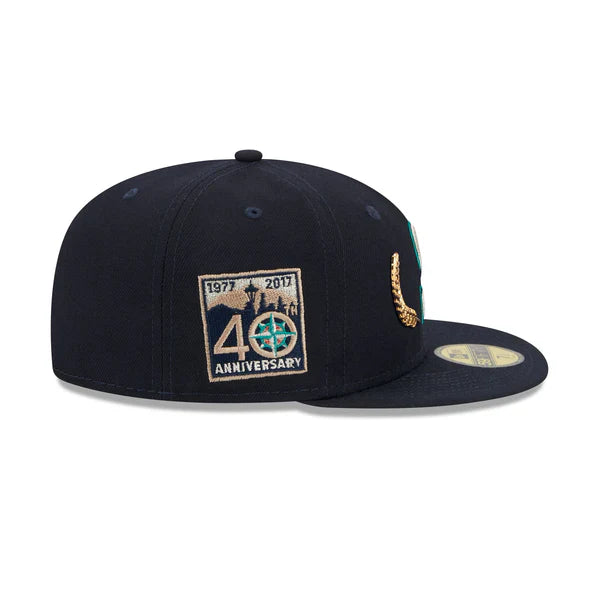 Seattle Mariners Gold Leaf 59FIFTY Fitted