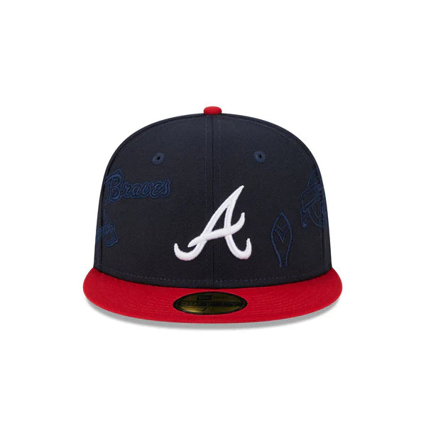 Atlanta Braves Multi Logo 59FIFTY Fitted