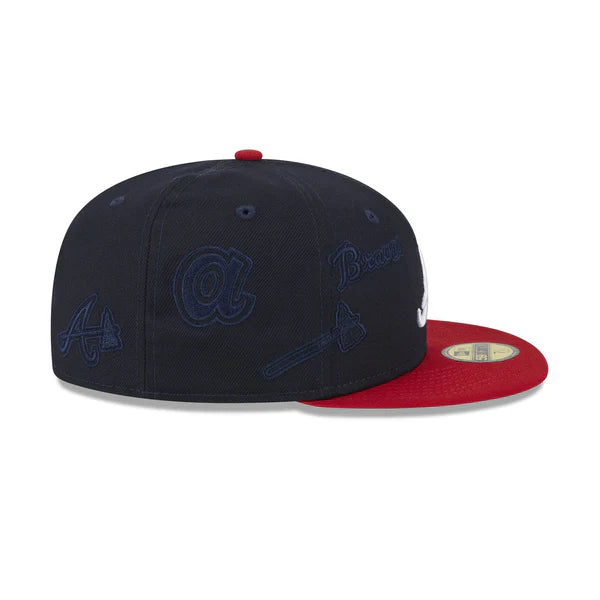 Atlanta Braves Multi Logo 59FIFTY Fitted
