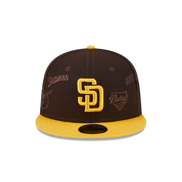 San Diego Padres Multi Logo 59FIFTY Fitted