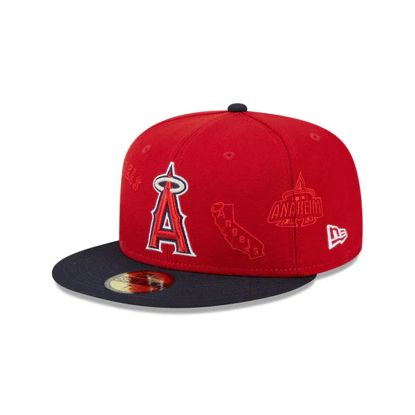 Los Angeles Angels Multi Logo 59FIFTY Fitted