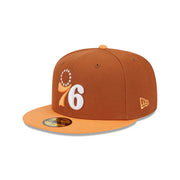 Philadelphia 76ers  Color Pack Earthy Brown 59FIFTY Fitted