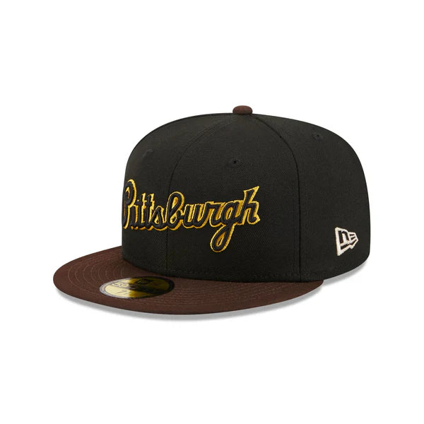 Pittsburgh Pirates Chocolate Visor 59FIFTY Fitted