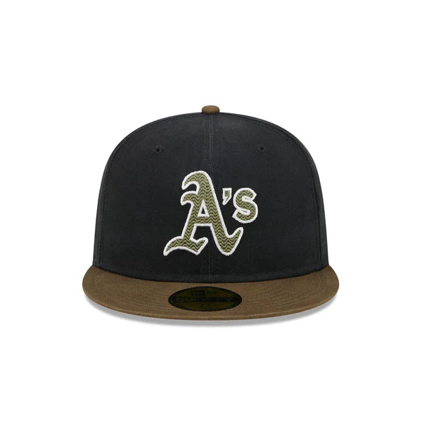 Oakland Athletics  Quilted Logo 59FIFTY Fitted