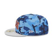Chicago Bulls  Blue Camo 59FIFTY Fitted