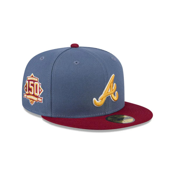Atlanta Braves Deep Blue 59FIFTY Fitted