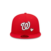 Washington Heart Side Patch Fitted Red